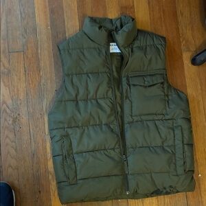 Old Navy Khaki Green Recycled Vest